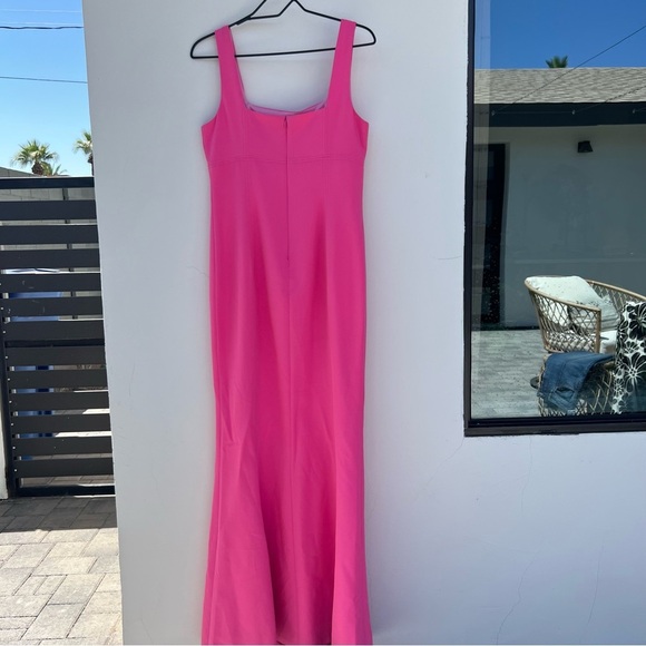 Laundry By Shelli Segal Pink Maxi Dress size 8 lined perfect condition - Picture 2 of 9